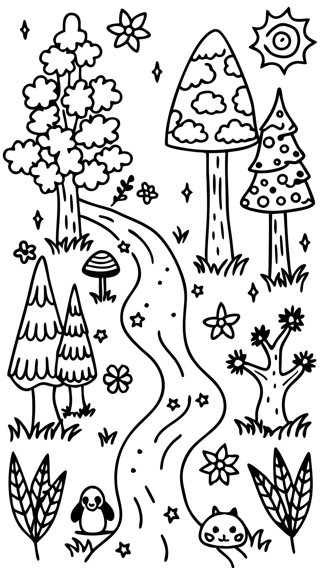 hand coloring page